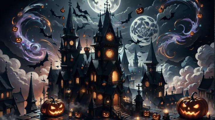 <lora:HalloweenGlowStyle:1>, halloweenglowstyle, city, ghost,, (masterpiece, high quality, best quality:1.3), Detailed