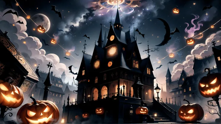 <lora:HalloweenGlowStyle:1>, halloweenglowstyle, city, ghost,, (masterpiece, high quality, best quality:1.3), Detailed