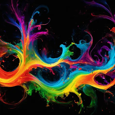 Abstract expressionist style with spontaneous brushstrokes, bold colors, and emotional intensity, Arcane magical expression of envy, fractionalization of the impetus supreme, aural rendering of spectrographic light, spontaneous brushstrokes, bold colors, emotional intensity, abstract, freeform, dynamic, energetic, expressive,Arcane magical expression of envy, fractionalization of the impetus supreme, aural rendering of spectrographic light