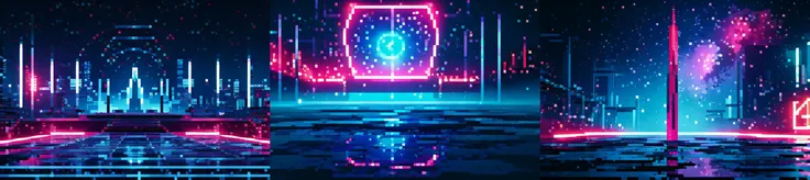 (otherworldly), highly insanely detailed, masterpiece, top quality, best quality, highres, 4k, 8k, RAW photo, (very aesthetic, beautiful and aesthetic), <lora:A stage background style:1>, Neon, stage background, sparkling, (fantasy world)