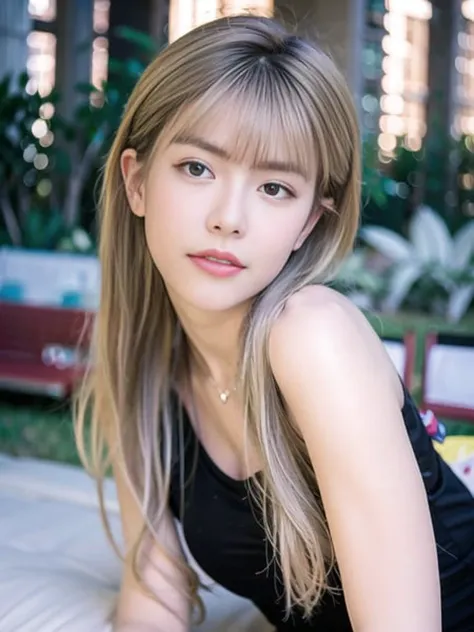 <lora:mikuya_v15:1>, <lora:ZhouShuyi:0.9>, (8k, RAW photo, photorealistic:1.25), ZhouShuyi, 1girl, Long blonde hair, (looking at viewer with a serene and goddess-like happiness:1.2), ( lipgloss, eyelashes, gloss-face, best quality, ultra highres, depth of field, chromatic aberration, caustics, Broad lighting, natural shading, 85mm, f/1.4, ISO 200, 1/160s:0.75)