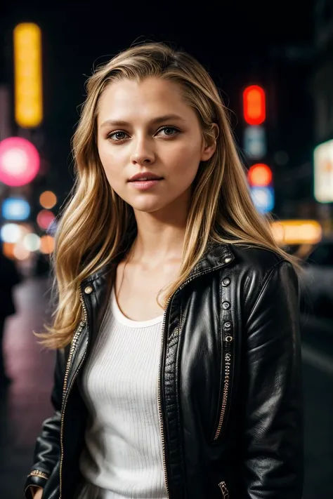 photo of (tp4lm3r), a woman, perfect hair, award-winning photo, sfw, wearing (gakuran), in (A vibrant, neon-lit Shanghai street at night), 70mm, f/8, ((auto focus, color, DOF, Aperture, 8k uhd, dslr, cinematic lighting, insanely detailed and intricate, character, hypermaximalist), looking at viewer, whole body, appealing, attractive, amative, perfect skin, (detailed background), hyper realistic, super detailed), (DOF, blurry background, bokeh), epiCPhoto, <lora:add_detail:0.5>