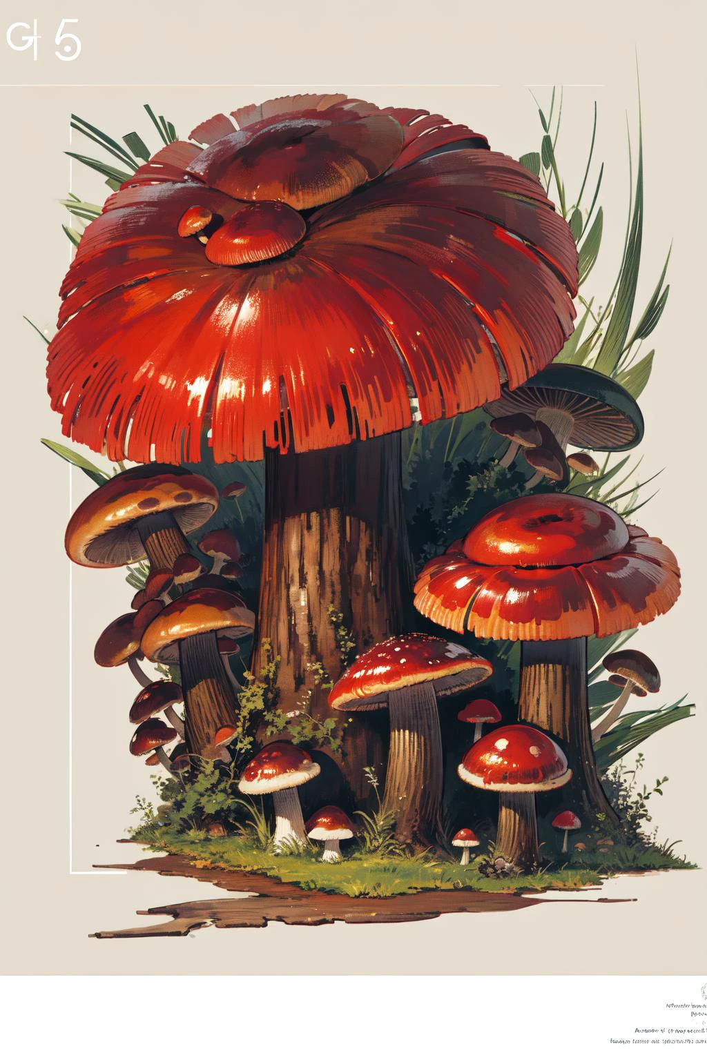 (extremely detailed CG unity 16k wallpaper,:1.3),
(nonrepresentational art,vivid color, wide angle, visual kei,very rough strip:1.3),
style of decadent illustrations,meiji art,
pixelated chaos,lith printing,
ultra high res,
<lora:Mushroom:0.5> (brown mushroom,monster girl:1.3)