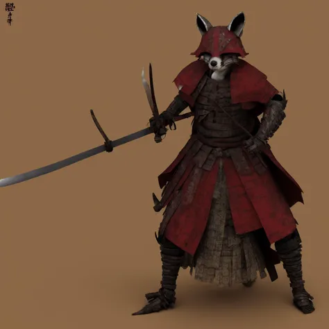 textless, Edo Period ChristianBale Fox Mask Ronin, masterless samurai, shogunate rogue swordsman