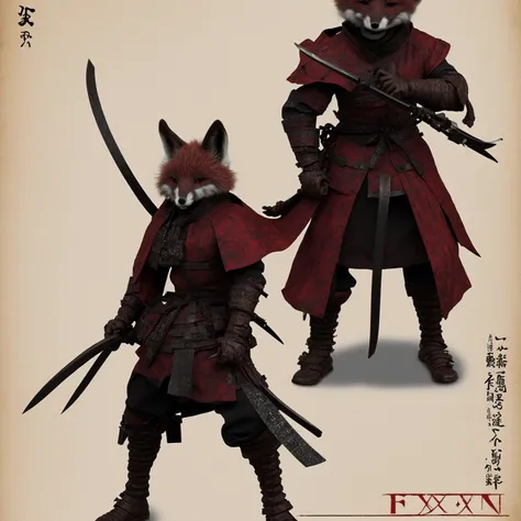 textless, Edo Period ChristianBale Fox Mask Ronin, masterless samurai, shogunate rogue swordsman