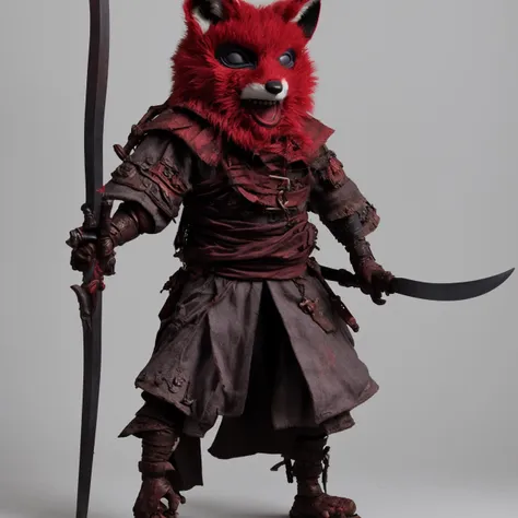 textless, Edo Period ChristianBale Fox Mask Ronin, masterless samurai, shogunate rogue swordsman