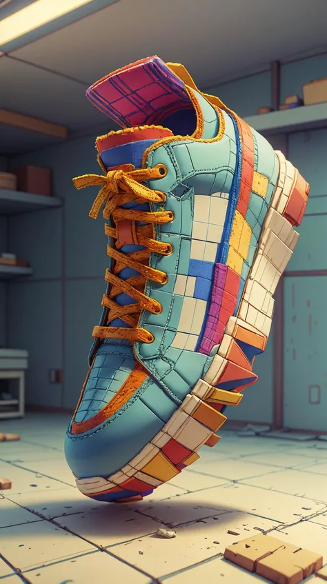 <lora:NESVoxelStyle:0.75> NESVoxelStyle shoe <lora:add_detail:0.5> , Voxel, 3D, Pixel, (Masterpiece:1.3) (best quality:1.2) (high quality:1.1)