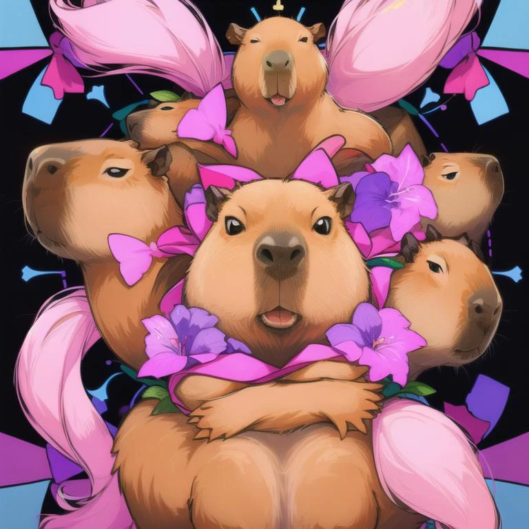<lora:add_brightness:0.5><lora:add_detail:0.5> <lora:capi:1> capybara
<lora:kaleidoscope_lora_01:0.2>kaleidoscope style,PASTEL THEME,BLACK BACKGROUND,