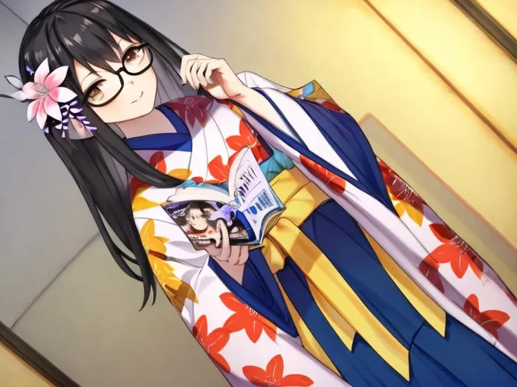 1girl, west shot,standing,
black hair, straight hair, hair ornament,pantyhose,white kimono,hakama skirt, long skirt,floral print, <lora:Ashikaga_school_v1:0.8>, <lora:flatBG:-0.5> ,<lora:flat2:-0.5>,(dark light:1.2),(hyper extreme detailed),(masterpeace:0.5),(hyper extreme),(photorealistic),game cg,llustration,novel illustration,beautiful lighting,light from the front,good_hands,beautiful art ,BREAK, <lyco:GoodHands-beta2:1.2>,(good hand,nice hands, perfect hands:1.3),(five finger:1.4),straight fingers,perfect fingers,beauty fingers,beauty  hand,