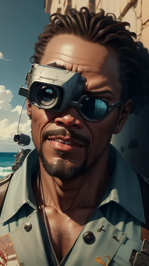 <lora:SpyWorld50s:1>SpyWorld50s, Anime as Samuel L. Jackson playing a prawn || cute-fine-face, pretty face, realistic shaded Perfect face, fine details. Anime. realistic shaded lighting poster by Ilya Kuvshinov katsuhiro otomo ghost-in-the-shell, magali villeneuve, artgerm, Jeremy Lipkin and Michael Garmash and Rob Rey as Prawn in Ocean cute smile, spy-theme, 50s, (Masterpiece:1.3) (best quality:1.2) (high quality:1.1)