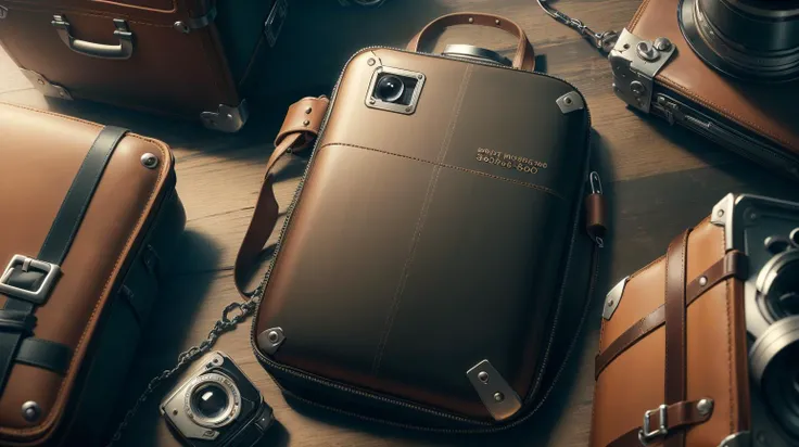 <lora:SpyWorld50s:1>SpyWorld50s, leather luggage tag for a touch of sophistication, (Masterpiece:1.3) (best quality:1.2) (high quality:1.1)
