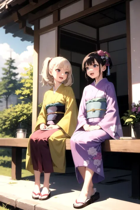 <lora:veranda_v0.1:1>
2girls, veranda, kimono, :d, masterpiece, best quality, highly detailed