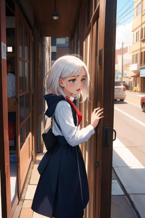 1girl, "Brood Sliver", it is very [Foul|Energizing] and Thundering, captured in a candid moment, Unposed, natural, spontaneous, real-life situation