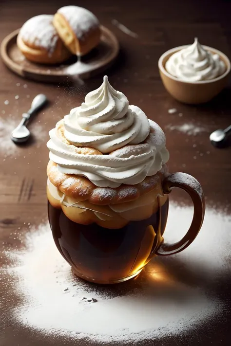 SemlaStyle drink, tree, <lora:SemlaStyle:0.6>,masterpiece, high quality,