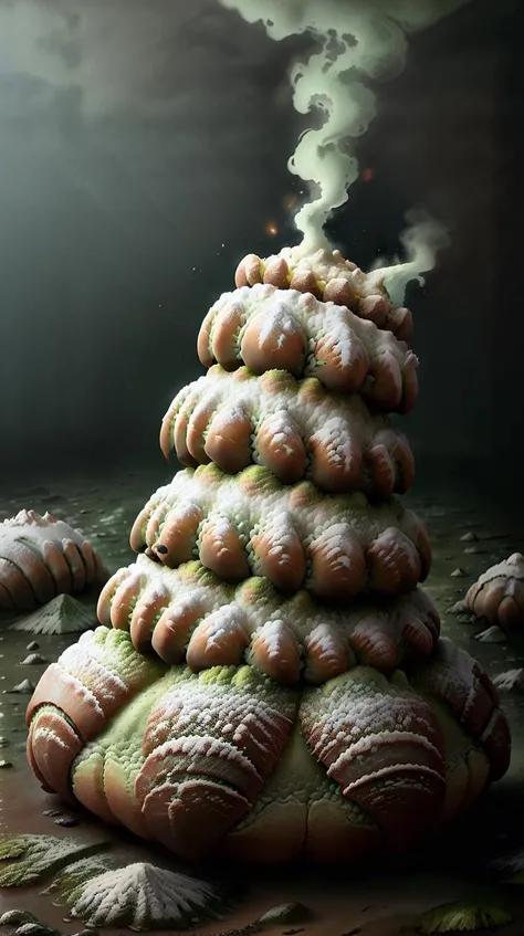 SemlaStyle a swarm of trilobites grazing on an algae bed in a prehistoric ocean <lora:SemlaStyle:0.6> ToxicPunkAI <lora:ToxicPunkAI:0.6>