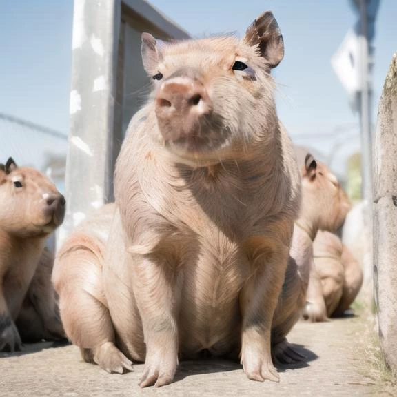 <lora:add_brightness:0.5><lora:add_detail:0.5> <lora:UltimatePinkPig_v1.0:0.9><lora:capi:0.8>ultimatepinkpig, capybara,