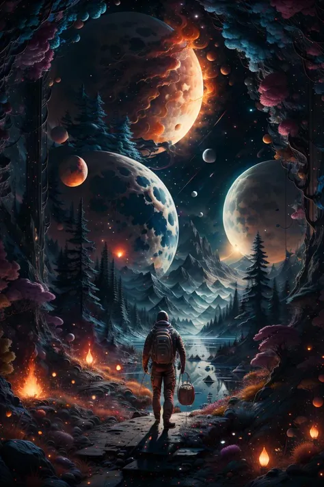 <lora:intergalactic-travel-style-darquelilly-v1:1> galactictravelstyle, moon, Phoenix