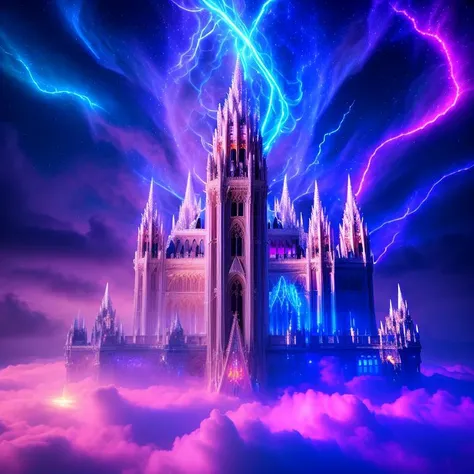 Fantasy, (palace)+, celestial palace on heaven, clouds, heaven+++ white openwork patterns, white tracery, silver, sparks, light particles, RAW photo, absurdres, looking at viewer, beautiful, vivid colors, unreal engine, octane render, (8k), (4k uhd), best quality, masterpiece, very beautiful, perfectionism, max detail, hard shadows, highest quality, vibrant, insanely detailed, surreal, divine, celestial, crystalline, light, volumetric lighting, backlighting, shimmering light, glowing, caustics, luminescence, light magic effect, light runes and lightning, magic