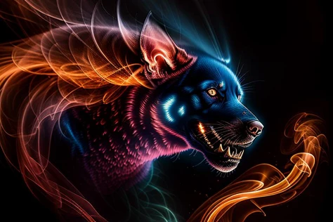 digital landscape photo of (red|orange) the underworld BREAK masterpiece, best quality, RAW digital photo of a vicious hell hound made of glowing nuclear smoke, Fujifilm XT3, sharp focus, wide angle, soft lighting, dark shadows, uhd, hdr, 8k, extreme detail by (greg rutkowski, viktoria gavrilenko, howard lyon and Frank Frazetta)
<lora:Smoke:0.82>