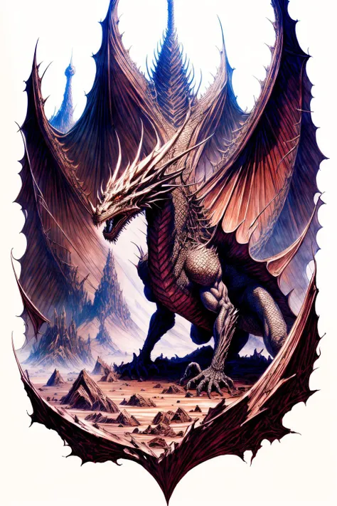 1 dragon ink sketch, fantasy, desert, blood, tangled,
(detailed, realistic, by Adrian Smith, Jason Edmiston Jean-Baptiste Mongem , Joao Ruas , John Berkey )
<lora:add_detail:1>