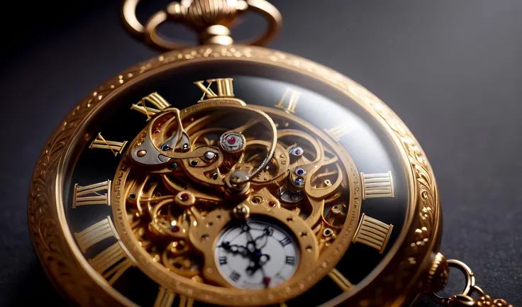 (speed painting)+ of a 1800s pocket watch, dark, fantasy,highly detailed, digital painting, highres