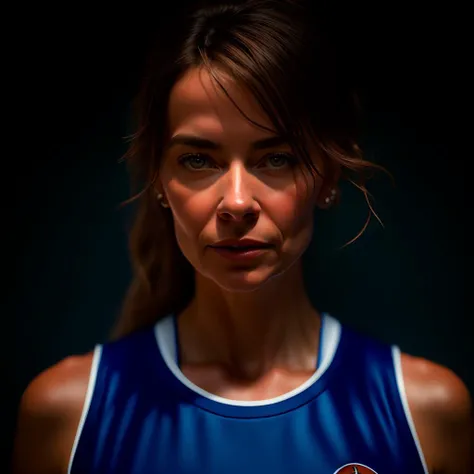 beautiful mature college amy_smart, wearing basketball outfit, in basketball court, slim, petite,, photorealistic, photo, masterpiece, realistic, realism, photorealism, high contrast, photorealistic digital art trending on Artstation 8k HD high definition detailed realistic, detailed, skin texture, hyper detailed, realistic skin texture, armature, best quality, ultra high res, (photorealistic:1.4),, high resolution, detailed, raw photo, sharp re, by lee jeffries nikon d850 film stock photograph 4 kodak portra 400 camera f1.6 lens rich colors hyper realistic lifelike texture dramatic lighting unrealengine trending on artstation cinestill 800,
