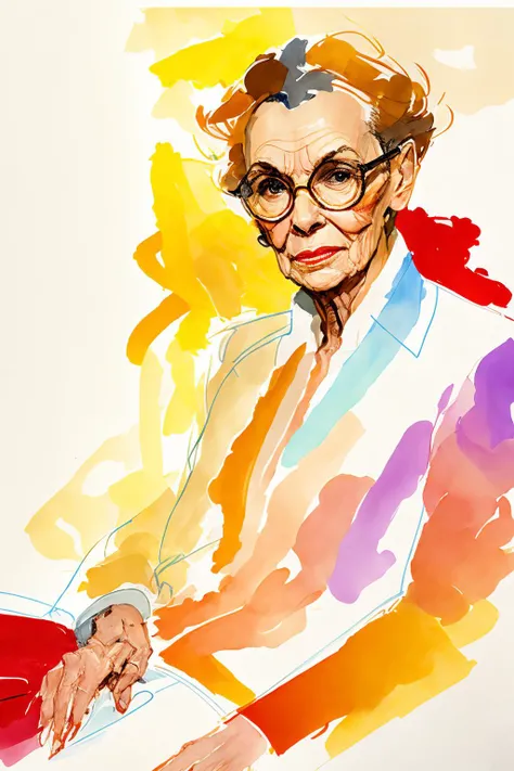 1 beautiful woman 
Larry Rivers
sketch
livingroom
couch
gradient 
(masterpiece, best quality),