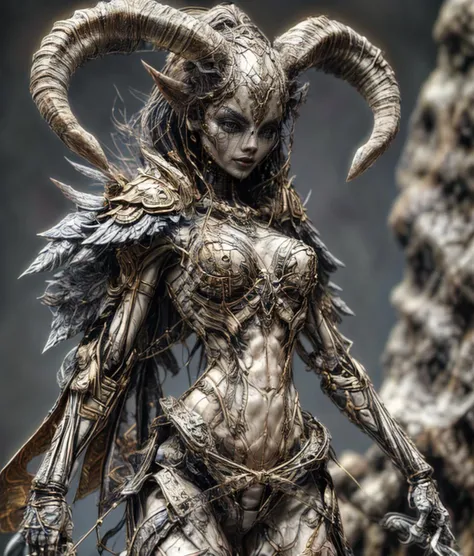 <lora:RPGLeraie:0.8> leraie Warrior princess with a bow, wearing a cape and armor, in a dynamic pose, ready for battle. realistic:1.1, depth of field, atmospheric effects <lora:detail_slider_v4:2>
