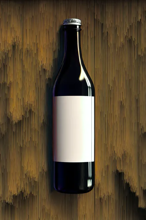 Bottle, Glass Bottle, Label, <lora:Pixel Sorting v1:1.5>. <lora:chromatic_aberration_v11:0.8>
