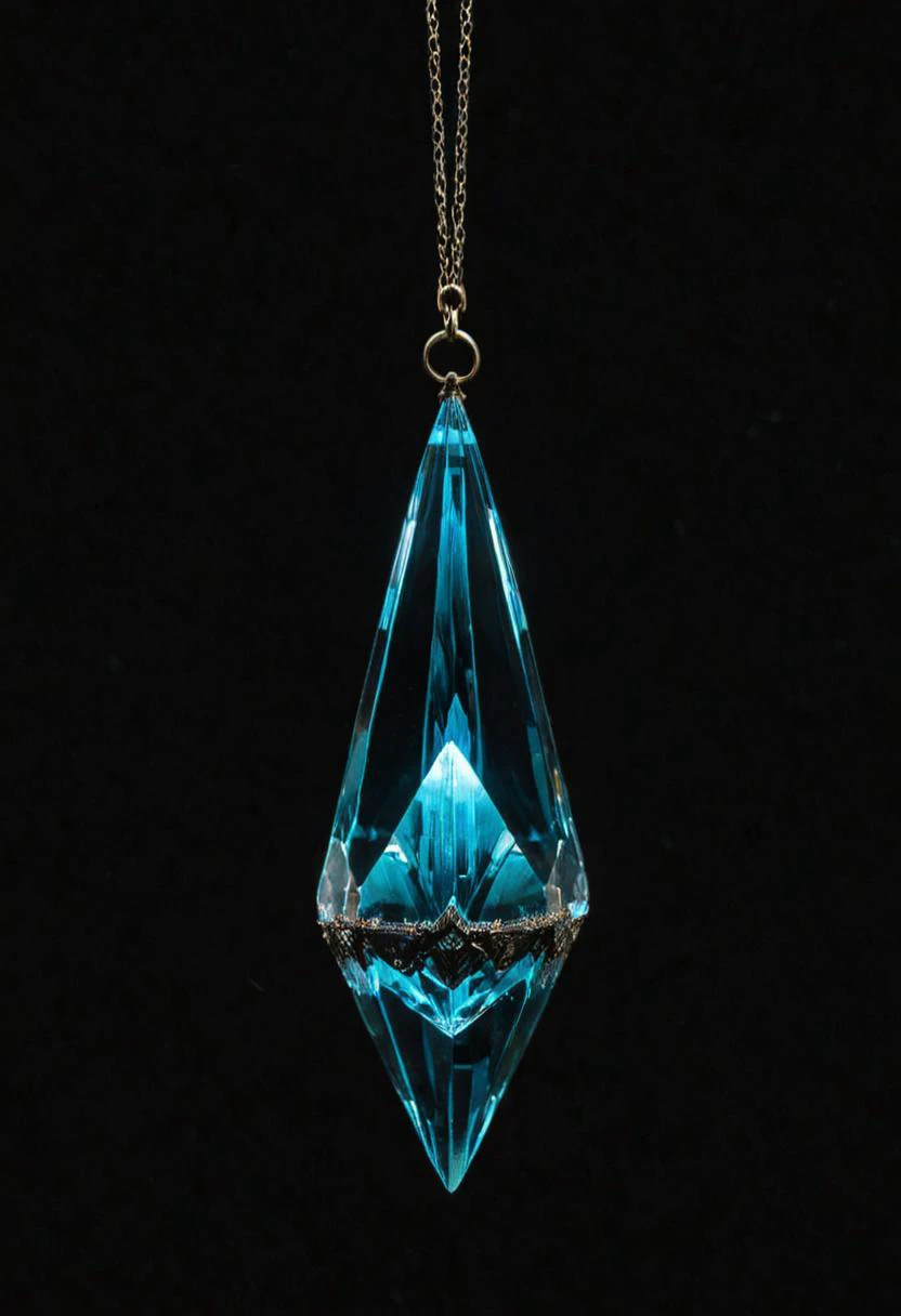 double exposure, black background, mysterious silhouette crystal pendulum ,atlantis, bioluminescence , amazing depth, masterwork, surreal, geometric patterns, <lora:Double_Exposure:1> <lora:WildcardX-XL-Detail-Enhancer:1>