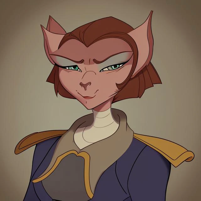 cartoon picture of CptAmelia, portrait, <lora:CptAmeliaV3-09:1>