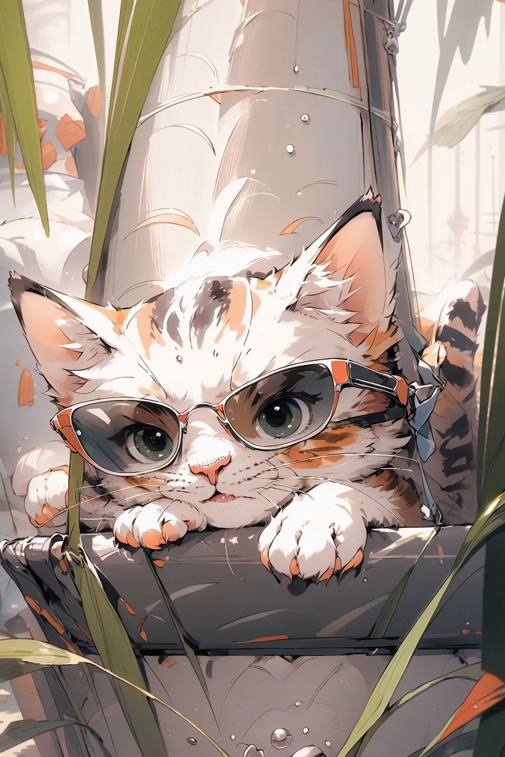 (masterpiece),(best quality), <lora:cat_20230627113759:1>, cat, <lora:NijiExpressV2:0.4>, (masterpiece, best quality, high quality, highres, ultra-detailed),