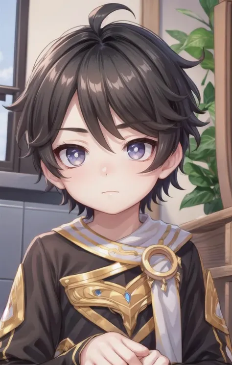 1 boy,more details in eyes,cute,looking at viewer, adorabel boy,cute face,details sky,handsome,young,juvenile,((masterpiece:1.4,best quality)),multiple details,colorful hair,eyeshadow,, sfw, <lora:Aether1:1>
