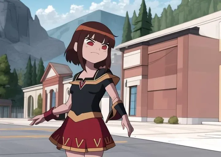 <lora:wyatt-10:1> wyatt, solo, Megumin, masterpiece, best quality