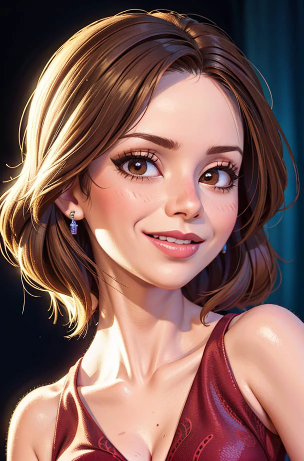 (Uperbody) photo of s4ndyjr woman, (best quality, masterpiece:1),(realistic:1.4), (best quality, ultra-detailed:1.2), highres, intricate details, (detailed face), from aside, happy face , <lora:s4ndyjr:1>, microfone, singing