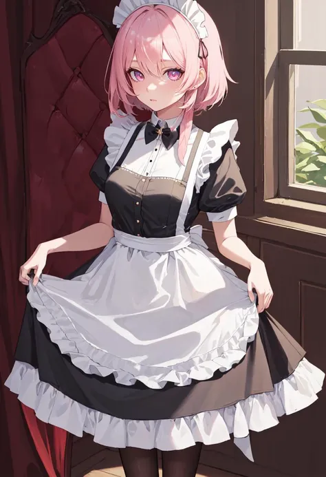 best quality, masterpiece, highres, solo, (serina_bluearchive:1.10), (maid:1.40), (long maid dress:1.15), 23 <lora:serina_bluearchive:0.80>