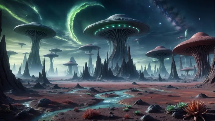 alien landscape, secret nature