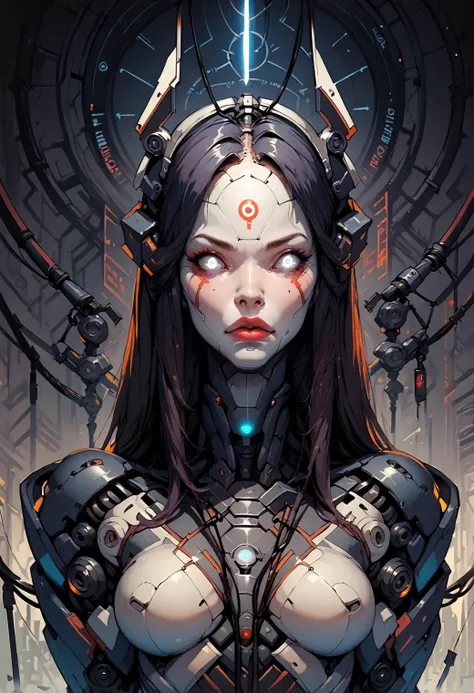 score_9, score_8_up, score_7_up, score_6_up, score_5_up, score_4_up, 1girl, robot girl, wires, hoses, mechanical, white eyes, portrait, <lora:AstraaliBV_PONY_V2:1>