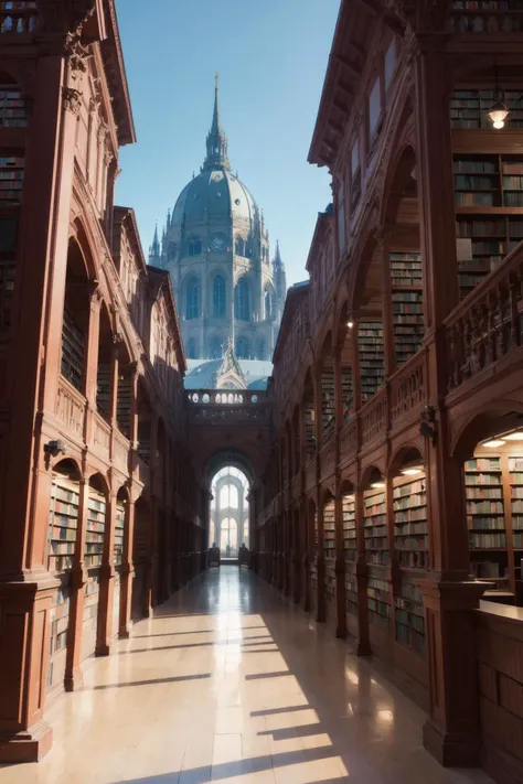 A library, real, photos, buildings, vistas, highest quality