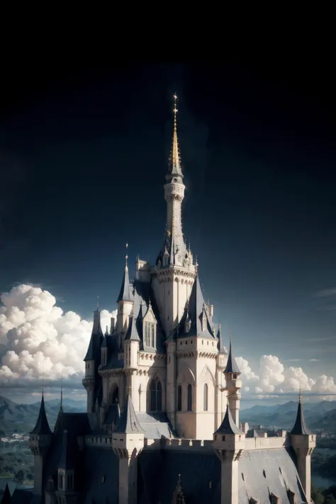 Fantastic scenes, castle in the air, master level image quality, wallpaper high-definition, highest quality, wonderful light and shadow <lora:epi_noiseoffset2:1> <lora:add_detail:1>