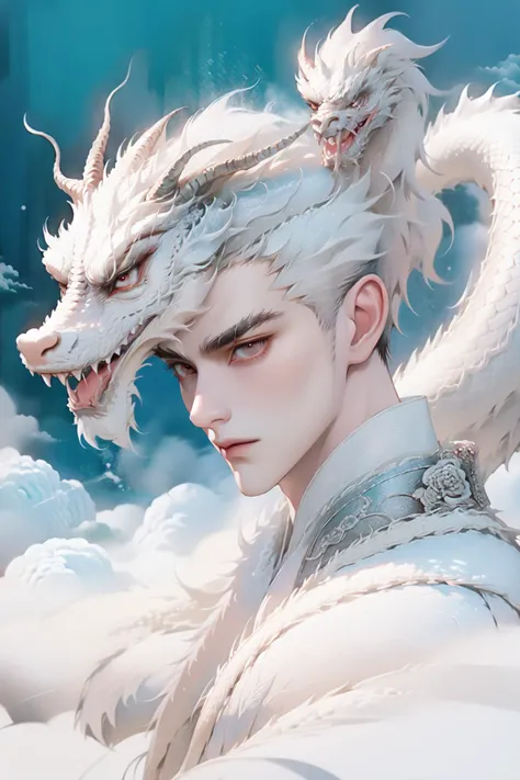 close up portrait of (1man), 22 y.o., long floating white hairs, action pose, hanfu fashion, (half_body:1.3), red chinese dragon background, red eastern dragon, white theme,
Eastern_dragon <lora:dragon_years_v1.0:1>, <lora:Lora-Custom-ModelLiXian:0.6> , gufeng <lora:_20230814235648:0.9>, <lora:lit:0.9>