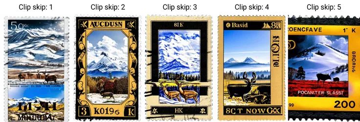 best quality,8k_raw,stamp,design_on_black_background,Autumn scenery, with snow mountains in the distance and deer grazing nearby <lora:2Dstamp:1>
