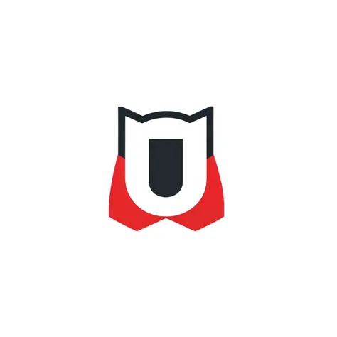 a black and white image of a Chip with a red scarf on its head, in the style of minimalistic japanese, colorful animations, logo, tupinipunk, soft and rounded forms, rinpa school, flat shapes