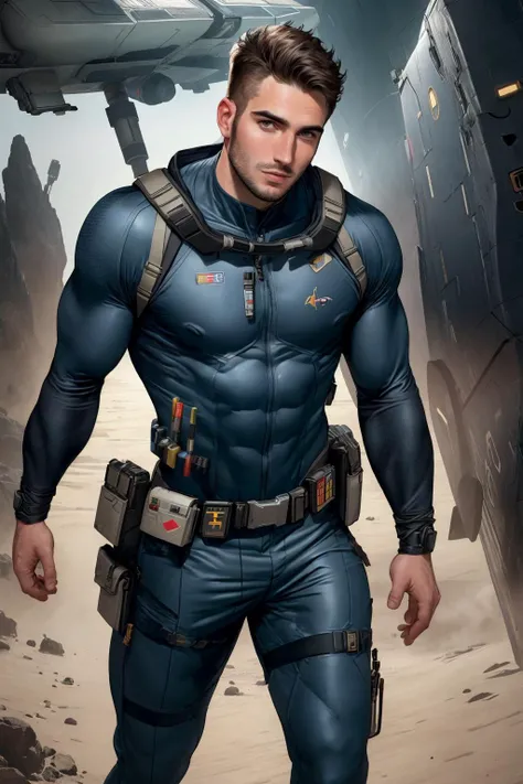 " Cyclop xmen sem costumes, Ele tem UM grande grosso , futuristic cyberpunk style glasses, displaying the large bulge in it, ele tem o cabelo curto militar, e uma glande grossa, not shirt, topo menos, without underwear with bulge in the (NSFW:1.5) (apenas um ) Grande , longo, "