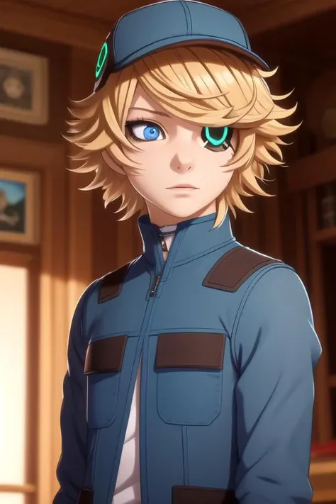 masterpiece, best quality, photorealistic, 1boy, solo, male focus, looking at viewer, , , <lora:hacker_akudama_drive:0.76>, hacker_akudama_drive, blonde hair, blue eyes, colored sclera, , , , HD-DVD