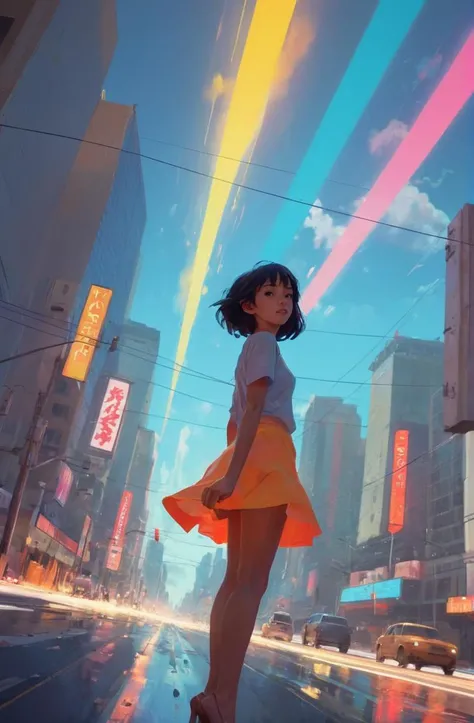 wacky, colorful, crazy, abstract, epic, vibrant, atmospheric lighting, by Jesper Ejsing, by RHADS, Makoto Shinkai, and Lois van baarle, ilya kuvshinov, rossdraws, artgerm, octane render, cgsociety, trending on artstation