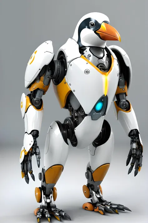 penguin, animal mecha, <lora:Animal_mecha:0.8>