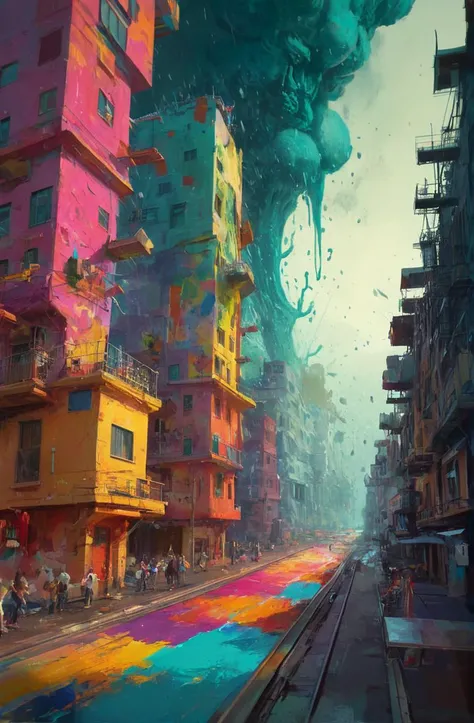 wacky, colorful, crazy, abstract, epic, atmospheric, intricate, detailed, digital painting, concept art, smooth, sharp focus, illustration