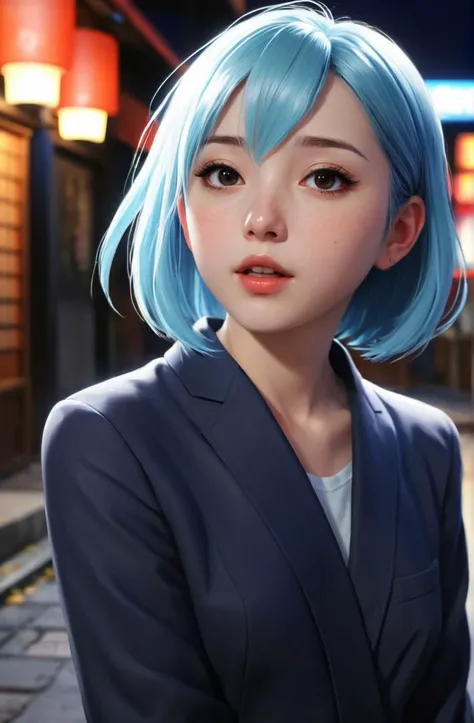 a young female woman, hyperrealism,  ilya kuvshinov, anime, pixiv top monthly, trending on artstation, cinematic, danbooru, zerochan art, kyoto animation
