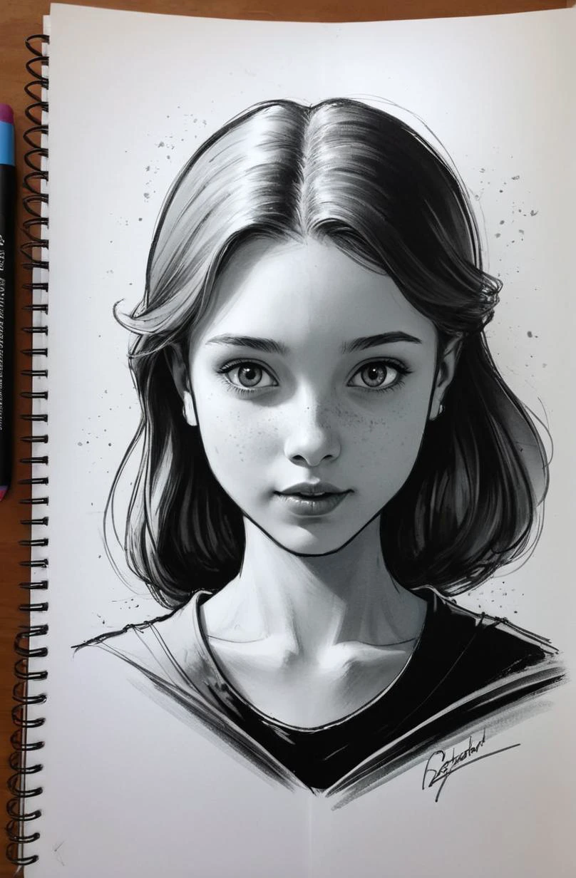 a kids book drawing of a young woman, by Grzegorz Rutkowski, concept art